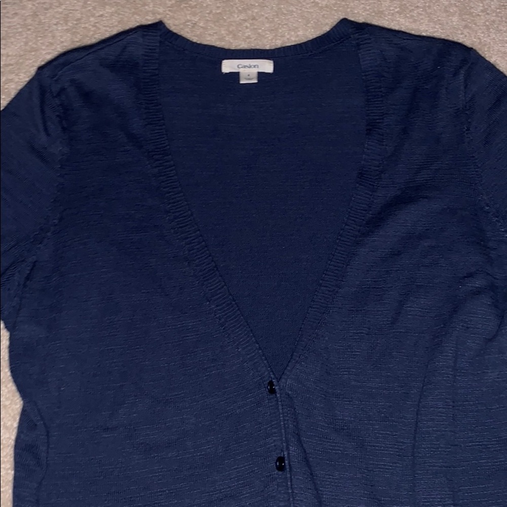 Navy blue sweater
